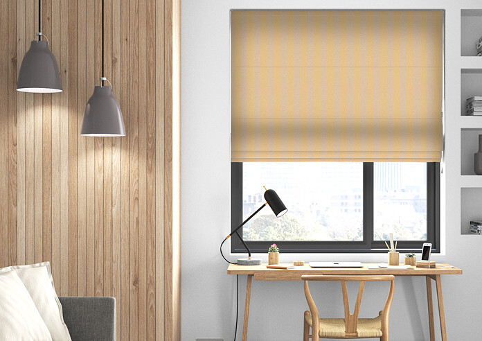 Striatus, Gold - Roman Blind - Image 3